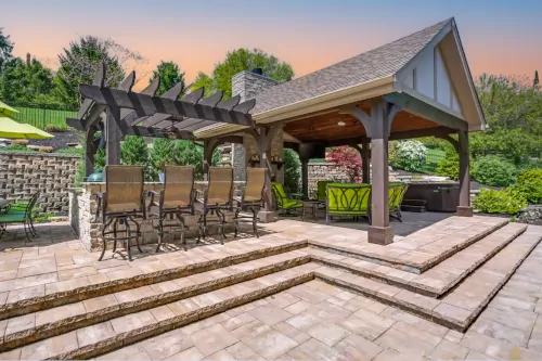 pergola and patio in Aubry, KS